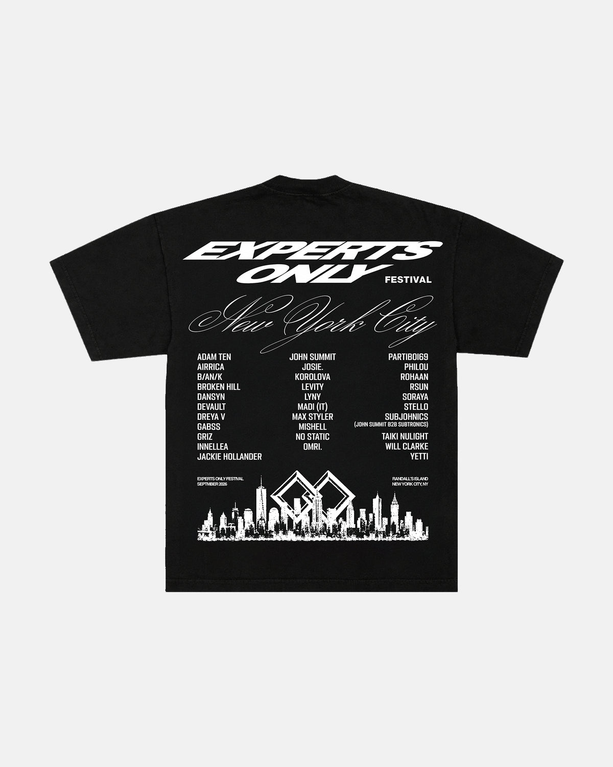EO Fest '26 Lineup Tee